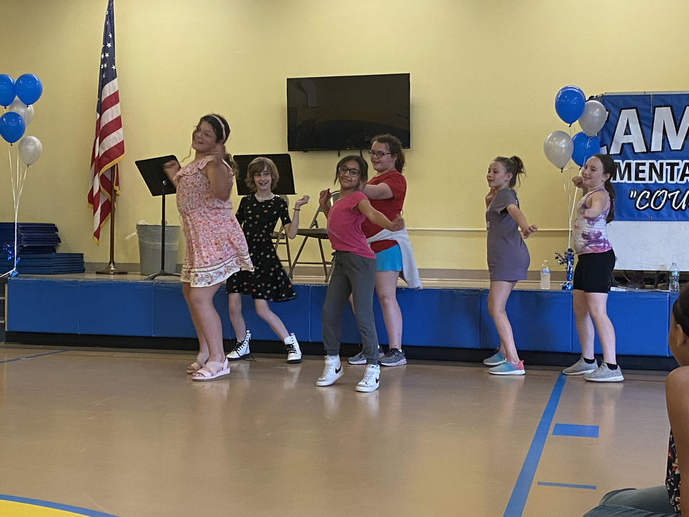 CES Students Dancing At 4th Grade Talent Show