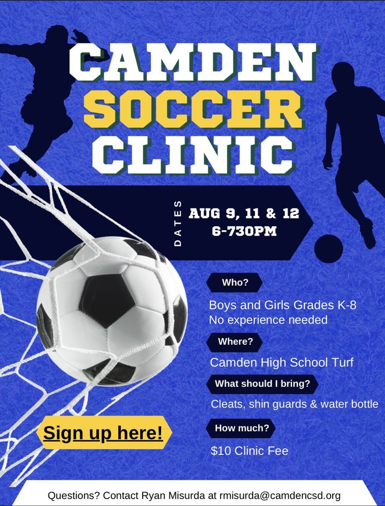 Camden Soccer Clinic